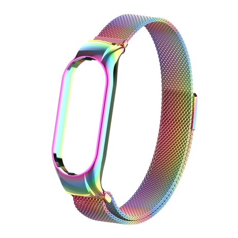 Strap-it Strap-it Xiaomi Mi Band 7 Milanese Strap (Pearlescent) Strap-it Strap-it Xiaomi Mi Band 7 Milanese Strap (Pearlescent)