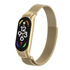 Strap-it Strap-it Xiaomi Mi Band 7 Milanese Strap (Retro Gold)