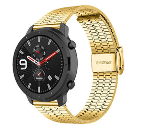 Strap-it Xiaomi Amazfit GTR Fine Steel Strap (Gold) Strap-it Xiaomi Amazfit GTR Fine Steel Strap (Gold)