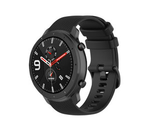 Strap-it Xiaomi Amazfit GTR Premium Silicone Strap (Black)