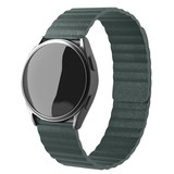 Strap-it Huawei Watch GT 2 Leather Loop Strap (Pine Green)