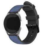 Strap-it Samsung Galaxy Watch 4 Classic 46mm Hybrid Nylon Strap (Blue) Strap-it Samsung Galaxy Watch 4 Classic 46mm Hybrid Nylon Strap (Blue)