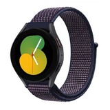 Strap-it Samsung Galaxy Watch 5 40mm Nylon Strap (Purple/Blue) Strap-it Samsung Galaxy Watch 5 40mm Nylon Strap (Purple/Blue)