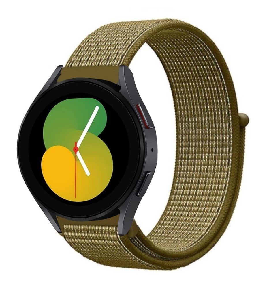 Strap-it Strap-it Samsung Galaxy Watch 5 40mm Nylon Strap (Olive) Strap-it Strap-it Samsung Galaxy Watch 5 40mm Nylon Strap (Olive)