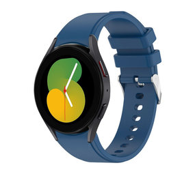 Strap-it Samsung Galaxy Watch 5 40mm Silicone Strap Perfect Fit (Dark Blue)