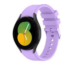 Strap-it Samsung Galaxy Watch 5 40mm Silicone Strap Perfect Fit (Purple)