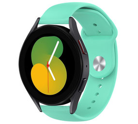 Strap-it Samsung Galaxy Watch 5 40mm Silicone Strap (Aqua)