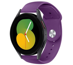 Strap-it Samsung Galaxy Watch 5 40mm Silicone Strap (Purple)