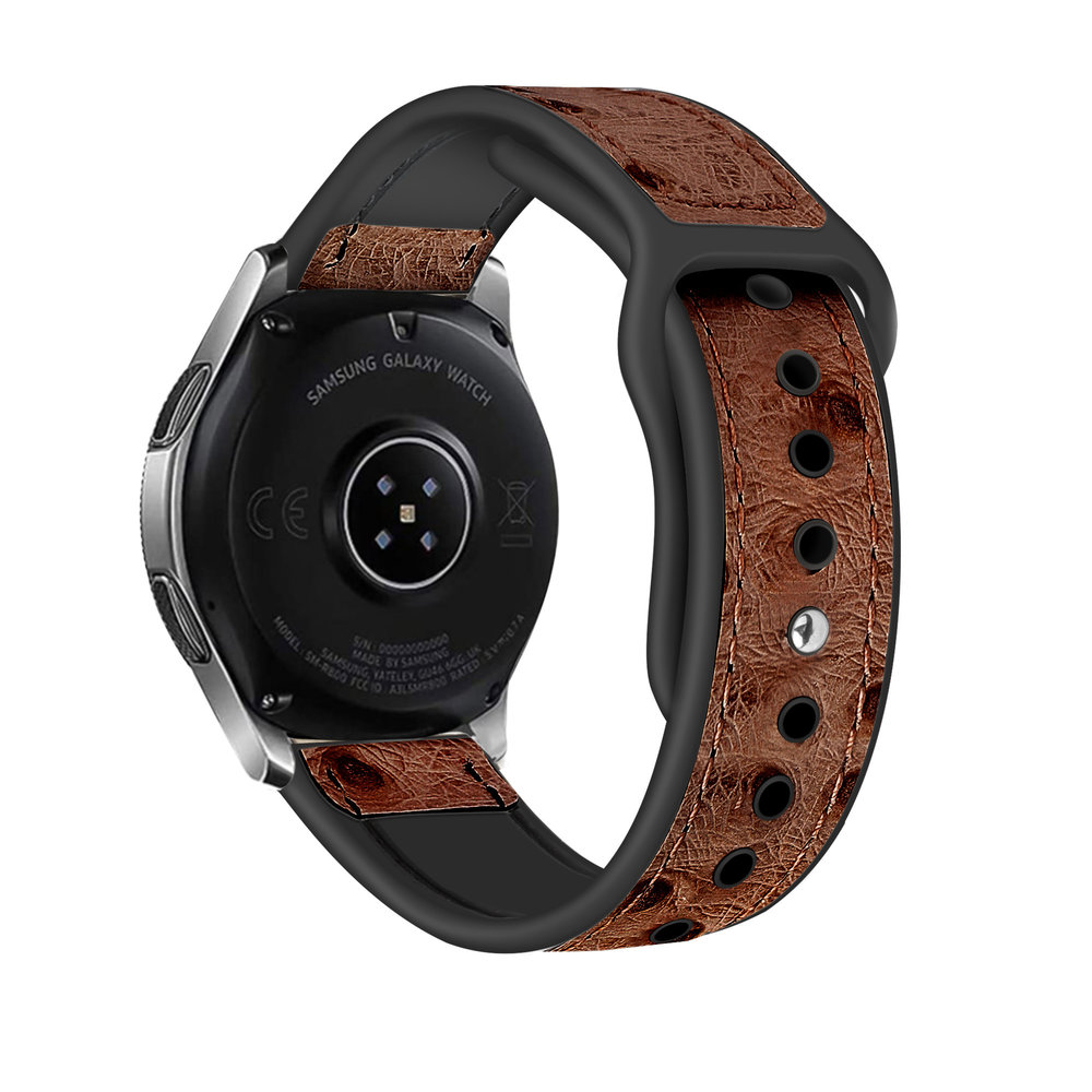 StrapsCo Leather Hybrid Band for Samsung Galaxy Watch 5 & Galaxy Watch 4