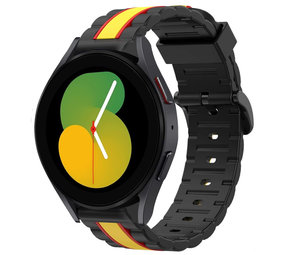 Strap-it Samsung Galaxy Watch 5 40mm Special Edition Strap (Black/Yellow) Strap-it Samsung Galaxy Watch 5 40mm Special Edition Strap (Black/Yellow)