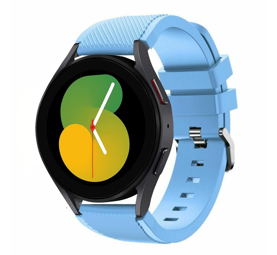 Strap-it Strap-it Samsung Galaxy Watch 5 40mm Silicone Strap with Buckle (Baby Blue) Strap-it Strap-it Samsung Galaxy Watch 5 40mm Silicone Strap with Buckle (Baby Blue)