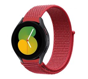 Strap-it Samsung Galaxy Watch 5 40mm Nylon Strap (Red) Strap-it Samsung Galaxy Watch 5 40mm Nylon Strap (Red)