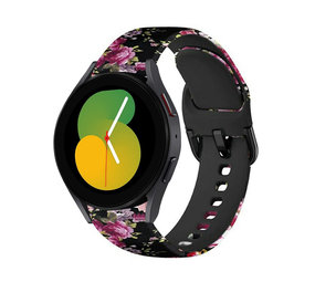 Strap-it Pink Flower Samsung Galaxy Watch 5 40mm Strap Strap-it Pink Flower Samsung Galaxy Watch 5 40mm Strap