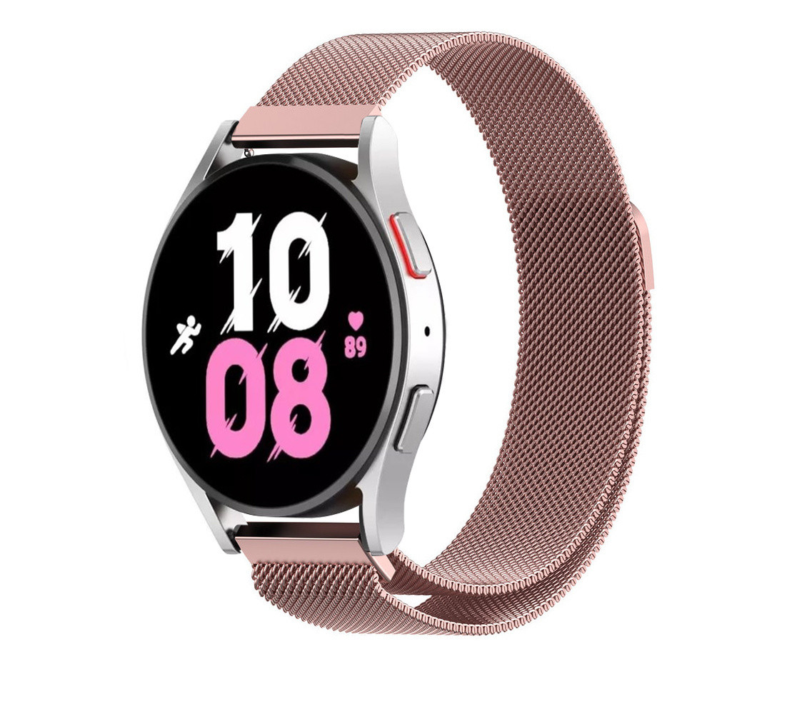 Strap-it Strap-it Samsung Galaxy Watch 5 44mm Milanese Strap (Pink) Strap-it Strap-it Samsung Galaxy Watch 5 44mm Milanese Strap (Pink)