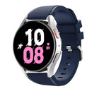 Strap-it Strap-it Samsung Galaxy Watch 5 44mm Silicone Strap with Buckle (Dark Blue)
