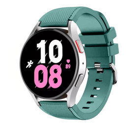 Strap-it Samsung Galaxy Watch 5 44mm Silicone Strap with Buckle (Viridian)