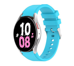 Strap-it Samsung Galaxy Watch 5 44mm Silicone Strap Perfect Fit (Light Blue)