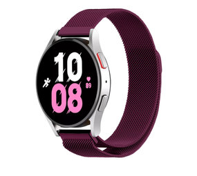 Strap-it Samsung Galaxy Watch 5 44mm Milanese Strap (Purple) Strap-it Samsung Galaxy Watch 5 44mm Milanese Strap (Purple)