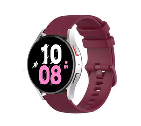 Strap-it Samsung Galaxy Watch 5 44mm Premium Silicone Strap (Dark Red) Strap-it Samsung Galaxy Watch 5 44mm Premium Silicone Strap (Dark Red)