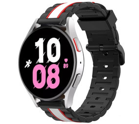 Strap-it Samsung Galaxy Watch 5 44mm Special Edition Strap (Black/White) Strap-it Samsung Galaxy Watch 5 44mm Special Edition Strap (Black/White)