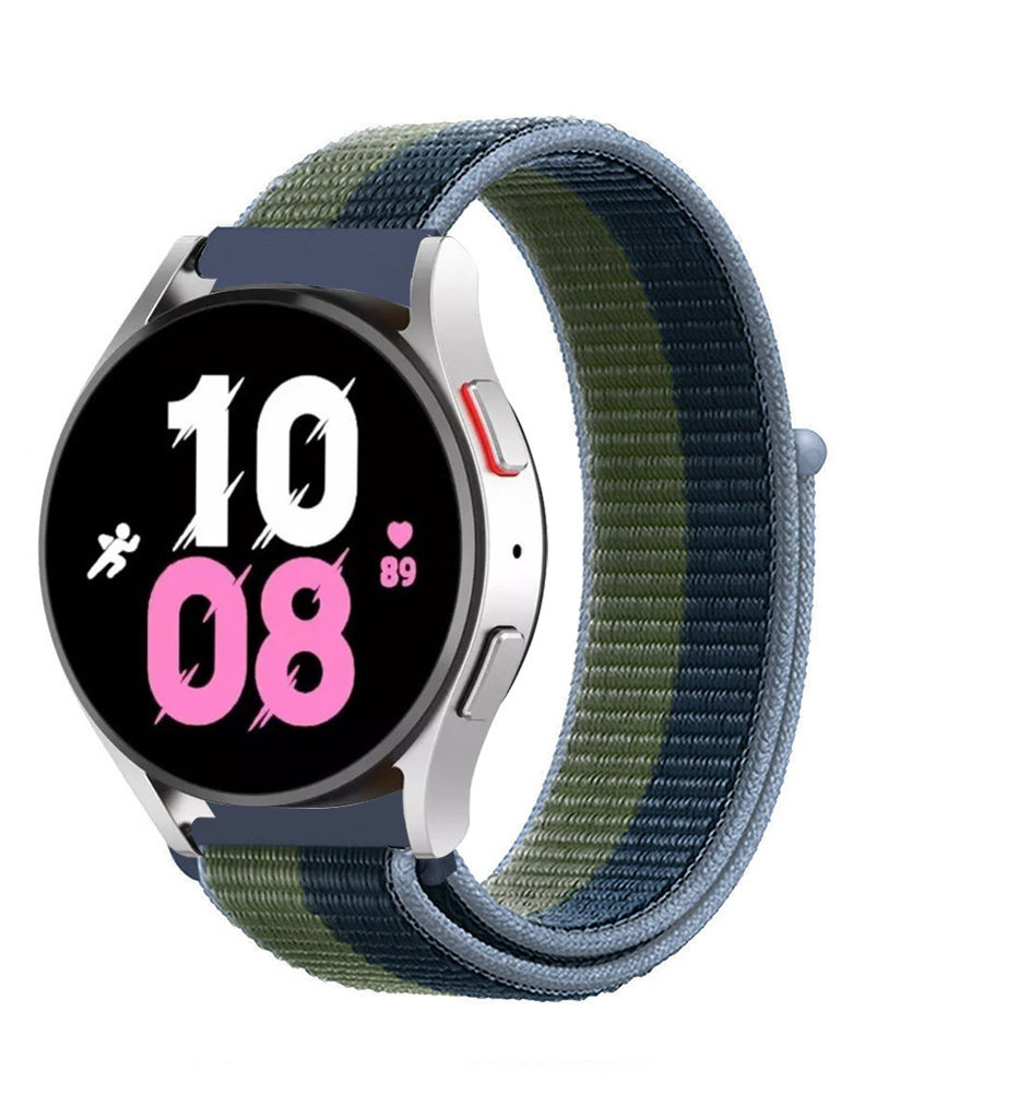 Strap-it Strap-it Samsung Galaxy Watch 5 44mm Nylon Strap (Moss Green) Strap-it Strap-it Samsung Galaxy Watch 5 44mm Nylon Strap (Moss Green)