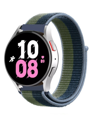 Strap-it Strap-it Samsung Galaxy Watch 5 44mm Nylon Strap (Moss Green) Strap-it Strap-it Samsung Galaxy Watch 5 44mm Nylon Strap (Moss Green)
