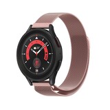 Strap-it Samsung Galaxy Watch 5 Pro Milanese Strap (Pink) Strap-it Samsung Galaxy Watch 5 Pro Milanese Strap (Pink)