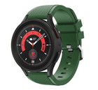 Strap-it Strap-it Samsung Galaxy Watch 5 Pro Silicone Strap with Buckle (Army Green)