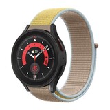 Strap-it Samsung Galaxy Watch 5 Pro Nylon Strap (Camel) Strap-it Samsung Galaxy Watch 5 Pro Nylon Strap (Camel)
