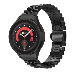 Strap-it Samsung Galaxy Watch 5 Pro Steel Strap Jubilee (Black) Strap-it Samsung Galaxy Watch 5 Pro Steel Strap Jubilee (Black)