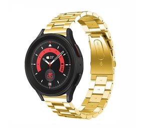 Strap-it Samsung Galaxy Watch 5 Pro Steel Strap (Gold) Strap-it Samsung Galaxy Watch 5 Pro Steel Strap (Gold)