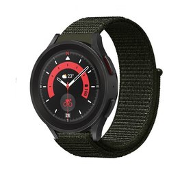 Strap-it Samsung Galaxy Watch 5 Pro Nylon Strap (Dark Green) Strap-it Samsung Galaxy Watch 5 Pro Nylon Strap (Dark Green)