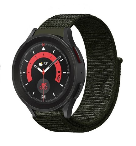 Strap-it Strap-it Samsung Galaxy Watch 5 Pro Nylon Strap (Dark Green) Strap-it Strap-it Samsung Galaxy Watch 5 Pro Nylon Strap (Dark Green)