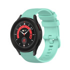 Strap-it Strap-it Samsung Galaxy Watch 5 Pro Premium Silicone Strap (Aqua)