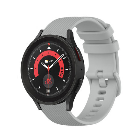 Strap-it Strap-it Samsung Galaxy Watch 5 Pro Premium Silicone Strap (Grey) Strap-it Strap-it Samsung Galaxy Watch 5 Pro Premium Silicone Strap (Grey)