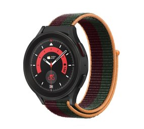Strap-it Samsung Galaxy Watch 5 Pro Nylon Strap (Dark Cherry) Strap-it Samsung Galaxy Watch 5 Pro Nylon Strap (Dark Cherry)