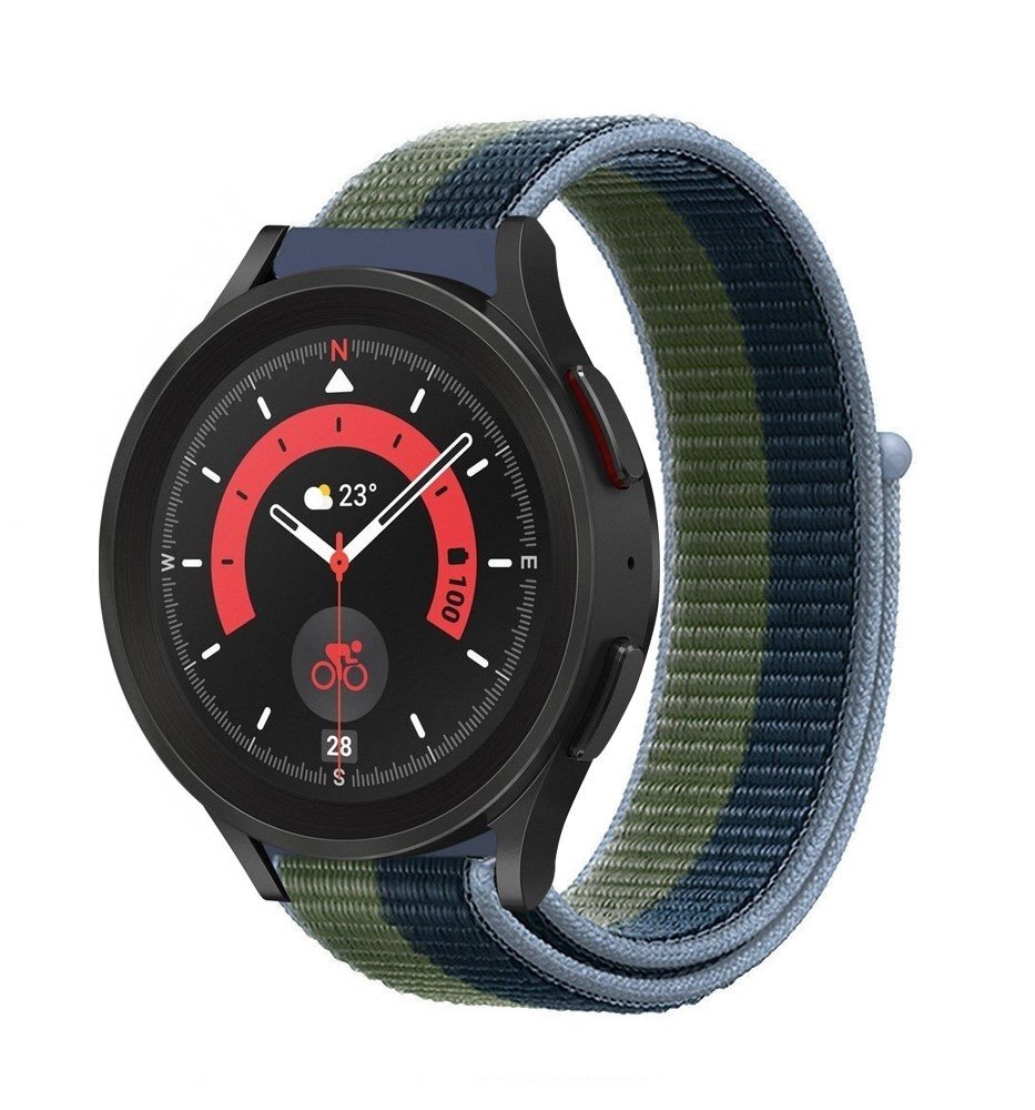 Strap-it Strap-it Samsung Galaxy Watch 5 Pro Nylon Strap (Moss Green) Strap-it Strap-it Samsung Galaxy Watch 5 Pro Nylon Strap (Moss Green)