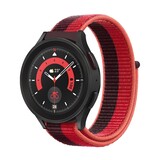 Strap-it Samsung Galaxy Watch 5 Pro Nylon Strap (Cherry Red) Strap-it Samsung Galaxy Watch 5 Pro Nylon Strap (Cherry Red)