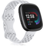 Strap-it Strap-it Fitbit Versa 4 Breathable Strap (White)