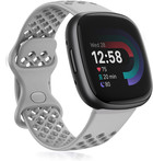 Strap-it Strap-it Fitbit Versa 4 Breathable Strap (Grey)