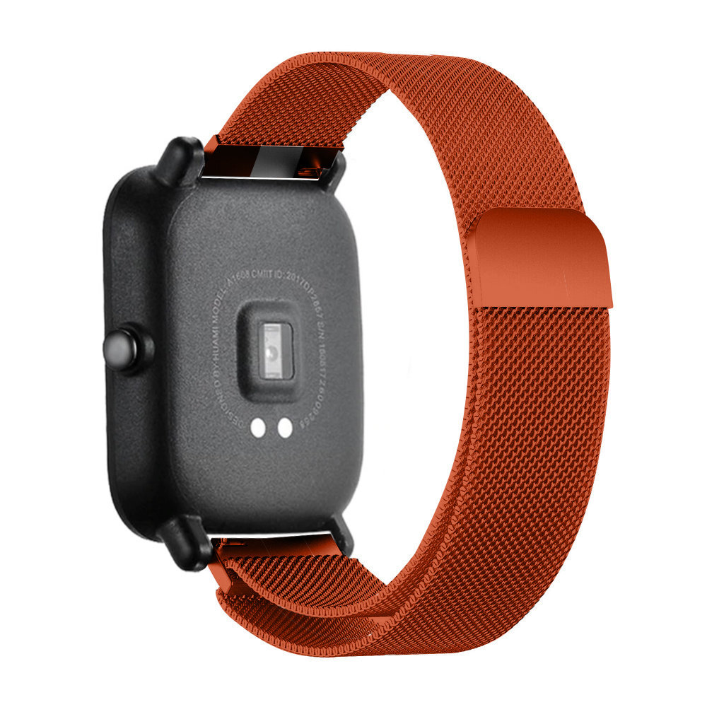 Strap-it Strap-it Amazfit GTS 2 Milanese Strap (Orange) Strap-it Strap-it Amazfit GTS 2 Milanese Strap (Orange)