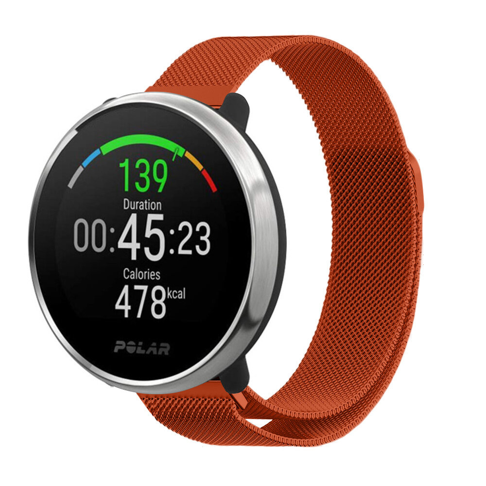 Strap-it Strap-it Polar Unite Milanese Strap (Orange) Strap-it Strap-it Polar Unite Milanese Strap (Orange)