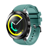 Strap-it Samsung Gear Sport Silicone Strap (Fir Green)