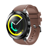 Strap-it Samsung Gear Sport Silicone Strap (Brown)