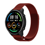 Strap-it Xiaomi Mi Watch Milanese Strap (Red)