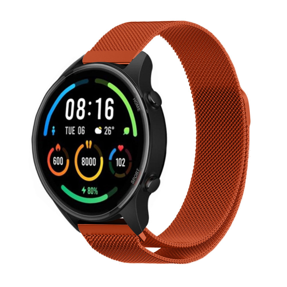 Strap-it Strap-it Xiaomi Mi Watch Milanese Strap (Orange) Strap-it Strap-it Xiaomi Mi Watch Milanese Strap (Orange)
