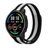 Strap-it Xiaomi Mi Watch Milanese Strap (Black/White)