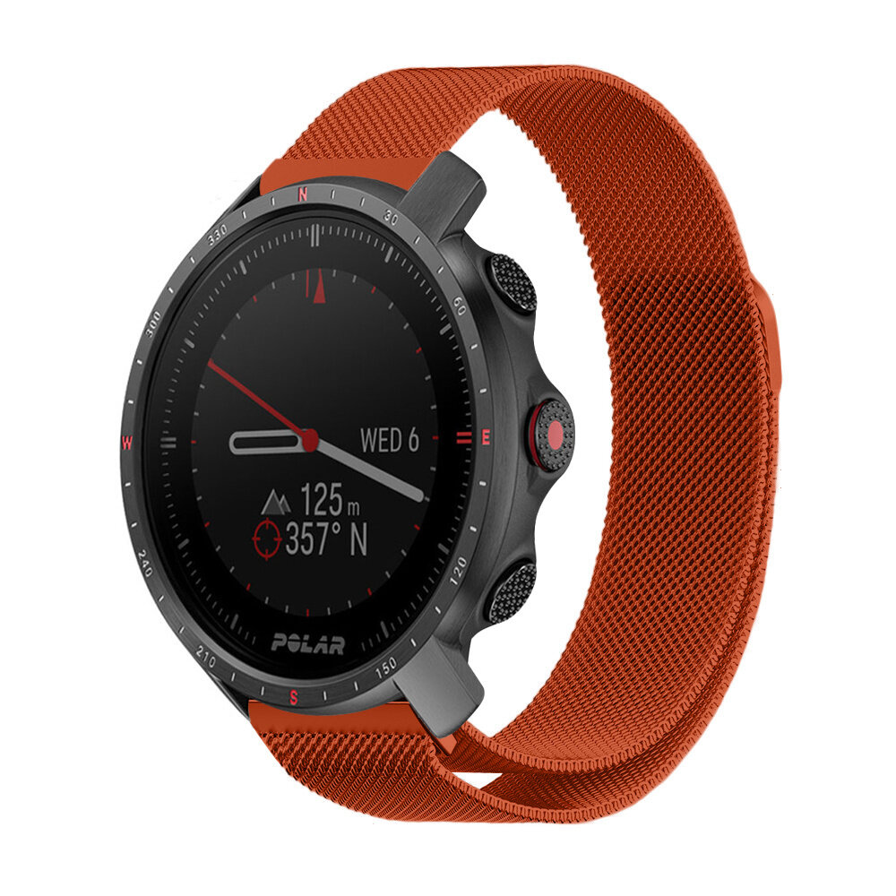 Strap-it Strap-it Polar Grit X Pro Milanese Strap (Orange) Strap-it Strap-it Polar Grit X Pro Milanese Strap (Orange)