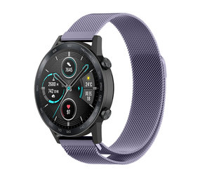 Strap-it Honor Magic Watch 2 Milanese Strap (Light Purple) Strap-it Honor Magic Watch 2 Milanese Strap (Light Purple)