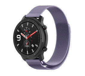 Strap-it Xiaomi Amazfit GTR Milanese Strap (Light Purple) Strap-it Xiaomi Amazfit GTR Milanese Strap (Light Purple)
